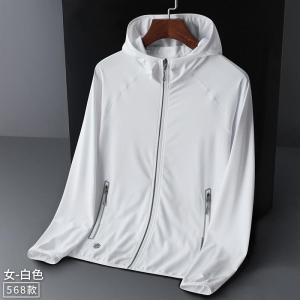 เสื้อกันแดดบางระบายอากาศได้ดีสำหรับฤดูร้อน สำหรับคู่รัก ผ้ากันแดดกันรังสียูวีสำหรับผู้ชาย UPF50 พร้อมฮู้ด ผ้าฝ้ายผสมโพลีเอสเตอร์