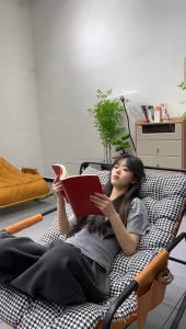 KUCA Kursi Goyang Double Kursi Santai Kursi Malas Kursi Sofa Malas Kursi Tidur [ Garansi lima tahun ]