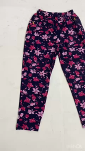 #1023C SELUAR PANJANG BERCORAK WANITA MEMPUNYAI DUA POKET BERZIP