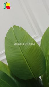 1 PAKET TANAMAN HIAS POHON PISANG PLASTIK 110 CM DAN 140 CM RB6078 BUNGA ARTIFICIAL DEKORASI RUMAH