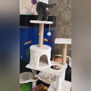In Stock Large Cat Tower Condo Cat House Multi-level Cat Tree Cat Stand House Game Tower Cat Climbing Board Toy