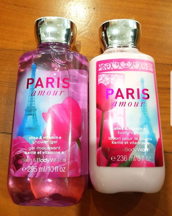 Shower gel/lotion set original bath and body works Lazada