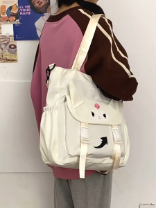 KUROMI Tuition Tote Nylon Bag With Trendy and Lasting Design