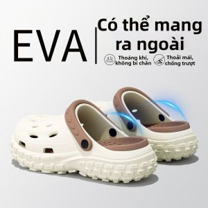 TZLDN | Dép Clog Nam Mùa Hè Đi Biển Chống Trượt Khử Mùi