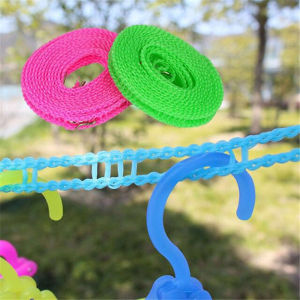 8/10M Sunshine Clotheslines Ropes Anti-Slip And Windproof Clothes Line Fence Clothesline Clothes Dryer Rope (Blue/Green)
