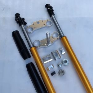 คอัพหน้าย่อย 71-80cm ยกตัว รูปร่างแข็งแกร่ง รถจักรยานยนต์ รถถึง 32 ชั่วโมง สามารถแก้ไขความยาวของคอัพหน้าได้ โช้คอัพที่มีระดับความยาว 50-60cm