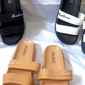 Sendal Wanita Dewasa Kekinian New BLC 840-1 Sandal Jelly Mola Selop Tali 2 Termurah - muthya.shoes