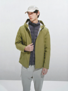 BOSIDENG | Single Shell Waterproof Windproof Jacket Men Loose Hooded