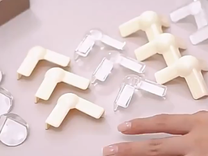 4Pcs Clear Silicone Table Corner Protector Anti-collision Airbag Table Corner Safety Bumper