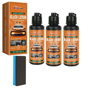 Car Plastic Refurbishing Agent Eliminate Oxidation Restore Black Shiny Surface Prevent Fade Anti-UV Plastic Parts Polish Liquid