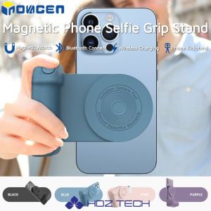 INOVAGEN Giá Đỡ Kẹp Điện Thoại Từ Tính Thiết Bị Chụp Ảnh Tự Sướng Chống Rung Điện Thoại Di Động Bluetooth Thông Minh Giá Đỡ Chụp Ảnh Tay Cầm Máy Ảnh Hỗ Trợ Sạc Không Dây Từ Tính Để Bàn