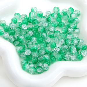 Handmade DIY Beading Material Ice Cracked Jade Shattered Glass Seed Beads for Bracelets Necklaces Accessories