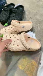 รองเท้าแตะ CROSC ผู้ชายและผู้หญิงคู่ รองเท้าแตะชายหาด