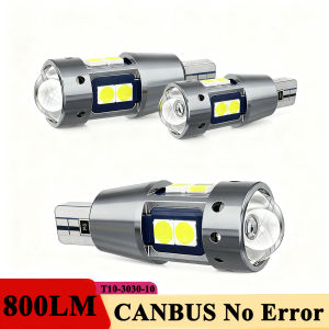 2PCS/10PCS T10 W5W 168 192 LED CANBUS No Error 3030 10SMD High Quality Car Tail Marker Parking Interior Auto Lamp 12V White Red