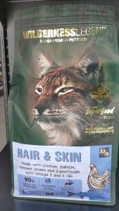 Wilderness Legend Super Premium Cat Food Hairball & Indoor Hair & Skin Fussy Cat Mother + Kitten 9KG