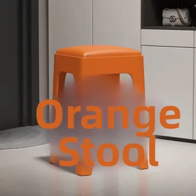 Stackable Thickened Modern Plastic Stool