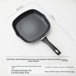 RONDELL | Professional Steak Frying Pan Not-stick Maifan Stone