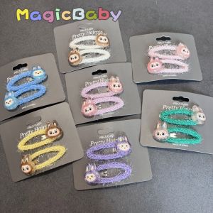 Adorable Childrens Hair Accessories Girls Sparkling Cute Headwear Korean Style Paper Card Packaging Hair Clips for Kids