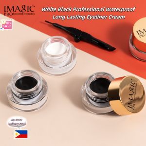 JIANGZHIB 【Buy 1 Take 1】【Local Delivery】IMAGIC Eyeliner Cream White Black Professional Waterproof Long Lasting Eyeliner Gel Makeup Tools