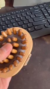 Alat Pijat Kayu Gua Sha Sisir Pijat Kepala & Tulang Belakang Relaksasi Punggung Refleksi Kaki Kayu Cendana