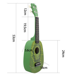 IRIN | IRIN 21 Inch Ukulele 4 Strings Guitar Kiwi Hawaiian Mini Guitar Basswood Ukulele Stringed Musical Instrument Beginner Gifts