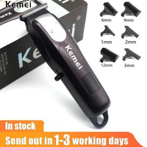Kemei Barber USB Charging LCD Display Cordless Barber KM-PG233 Mens Professional Barber