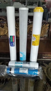 ไส้กรองน้ำ RO 600 ลิตร/วัน จัดชุด 5 ขั้นตอน สำหรับตู้น้ำหยอดเหรียญ