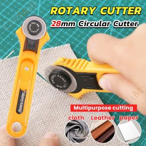 28mm Circular Cutter Fabric Cutting Knife Cloth Leather Paper Quilters Craft Sewing Rotary Cutter