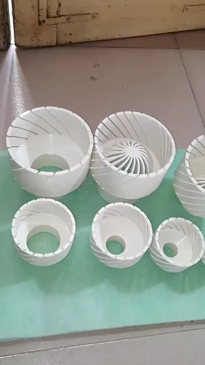 สกิมเมอร์บ่อปลา PVC พร้อมสะดือเทียม ขนาด 4 และ 6 หุน