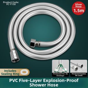 TAOSHI | Anti-Tangle Universal Shower Hose with Large Diameter and Pressure Boosting Nozzle