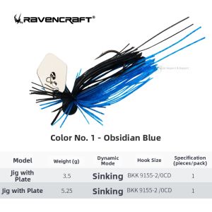 RAVENRAFT | Lead Head Hook Weedless Barrier Fishing Lure