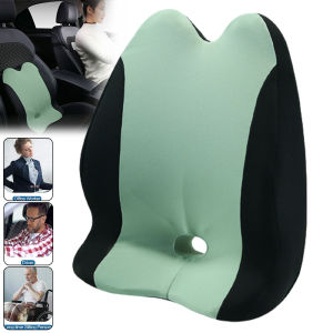 Lumbar Support Pillow for Car - Comfort Memory Foam Lumbar Support Pillow - Mid/Lower Back Support - Improve Posture & Pain Relief - for Car Seats Office Chairs Recliners etc