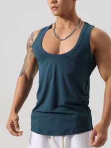 JSGJ | Low Neck Cotton Vest for Men Loosely