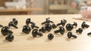 Safety Eyes Amigurumi Eyes 5mm-18mm Round Black Craft Eyes with Washers 100pcs Crochet Doll Plushie DIY Supplies