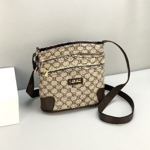 Fashionable Versatile Womens Leather Bucket Bag Crossbody Bag Printed Cowhide Single Shoulder Bag Business Money Bag