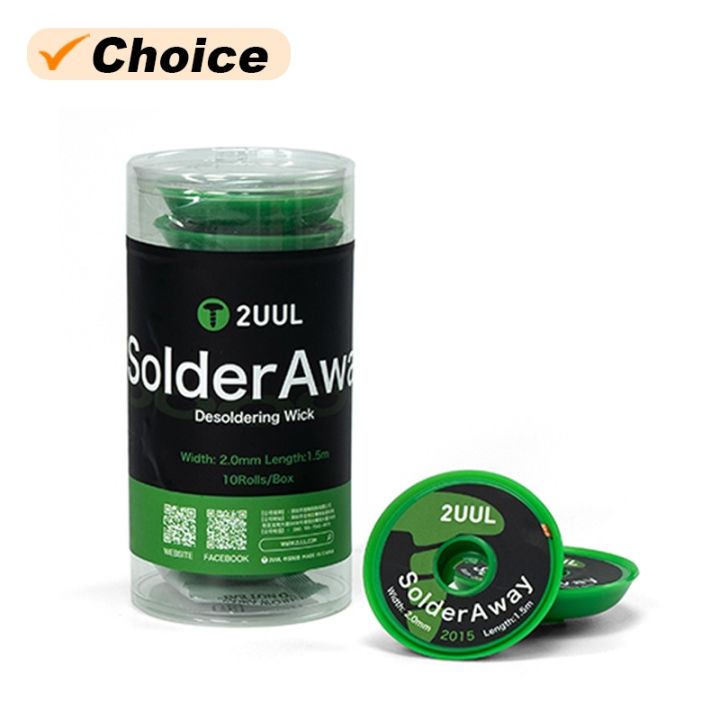 10Rolls/Box Desoldering Wick for Mobile Phone 2UUL DW11 Solder Away PCB