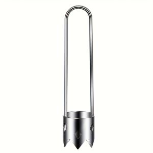 Stainless Steel Corers Portable Core Remover Fruit and Vegetable Core Extractor Kitchen Tools for Pitting Chili Peppers Melons