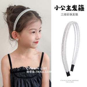 2025 New Girls Super Fairy Pearl Baby Hair Bands Womens Hair Accessories Childrens Hair Clips Headbands Forest System Fairy Beauty