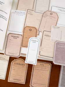 Non-Sticky Lace Edge Sticky Notes High Aesthetic Value Retro Style Background Paper for Scrapbooking by Zhaoyu