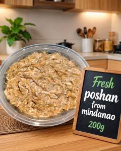 Fresh poshan frozen little fish salted from Mindanao 200g