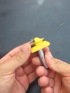 HUHAO | HUHAO 1PCS 1/4 Inch 1/2 Inch Shank 45 Degree Lock Miter Router Bit Woodworking Milling Cutter For Wood Carbide Alloy CNC Tools