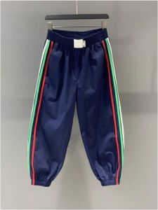 Quần Dài Nam Dáng Rộng Có Họa Tiết Sọc Cạp Cao Mùa Hè Nhanh Khô Phong Cách Harajuku Quần Dài Thường Ngày Thoải Mái Thoáng Khí