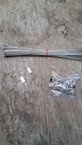 Jari Jari Taiwan 262 MTB 26 Inch 14G x 262 Stainless Full Chrome 72 Pcs