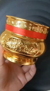 3.5/4/5 Inch Lucky Charm Chinese Incense Holder Gold-Plated Incense Holder Metal Incense Stick Burner