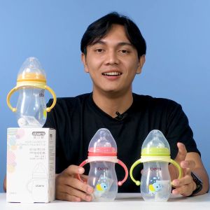 Botol Susu Oberni dengan Motif Gajah: Botol Bayi Anti-perut & Berkualitas Tinggi