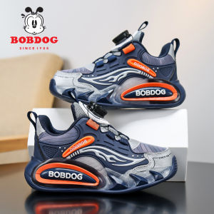 Bobdog | Giày Thể Thao Da Chống Nước Mới Cho Trẻ Em Mùa Thu