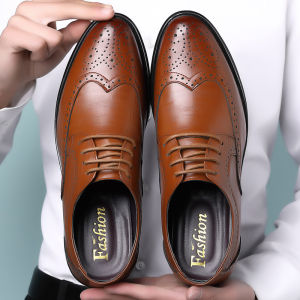 JIFANPAUL | Height Increasing Brogue Shoes Men