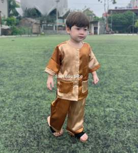 Bộ Bà Ba cho bé trai bé gái chơi Tết đi học đi chơi diễn văn nghệ đi miệt vườn mềm mịn với nhiều màu sắc xinh yêu cho bé từ 7-35kg