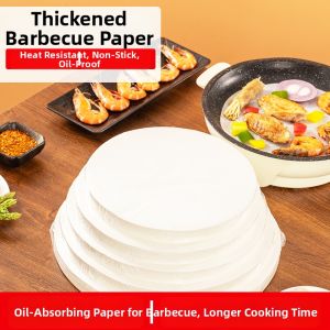 JINGLINGQISHI | Non-stick Absorbent Paper for Grilling Round Baking
