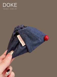 Korean Style Triangle Fabric Hair Claw Womens Plump Large Quantity Hair Shark Clamp Summer New Fashion Hair Accessories